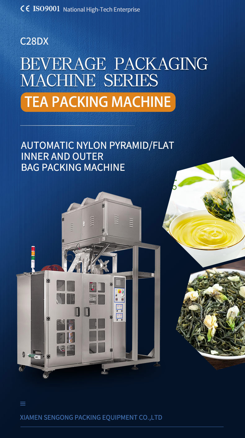 Pyramid Tea bag Packaging Machine