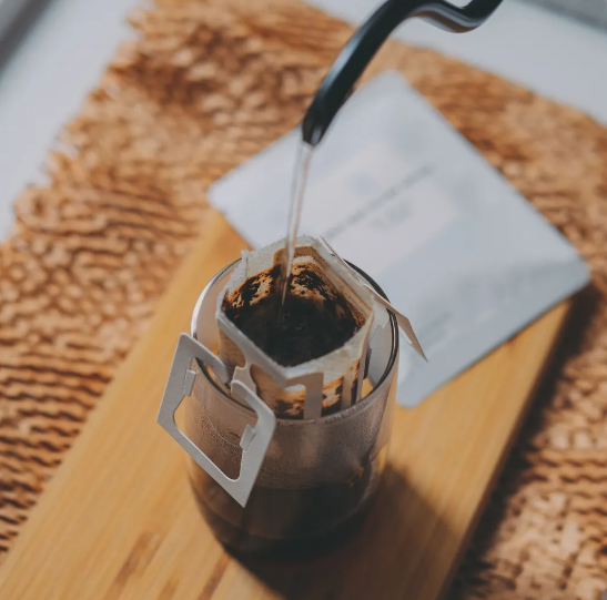 Machine d'emballage brésilienne de sacs de café goutte à goutte